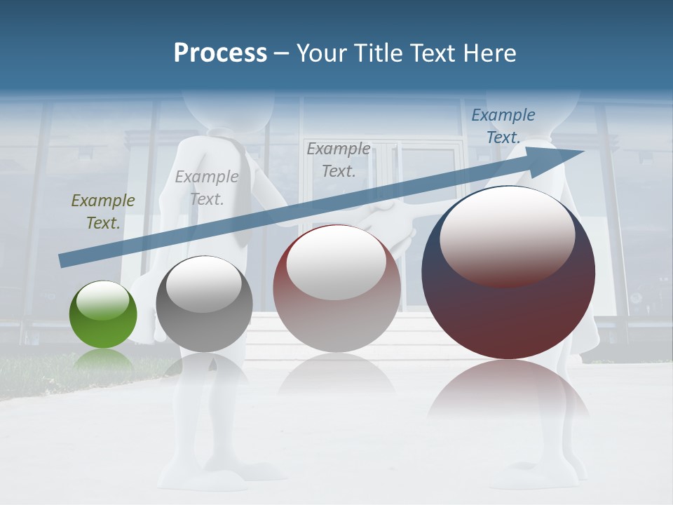 Background Suit Blue PowerPoint Template