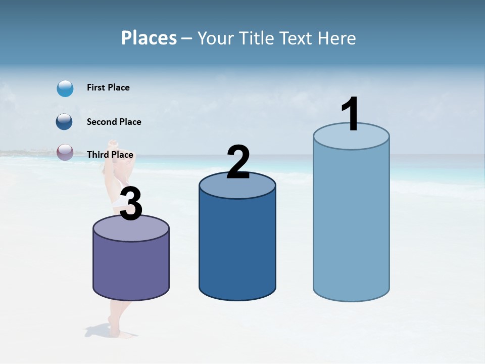 Sun People Sand PowerPoint Template