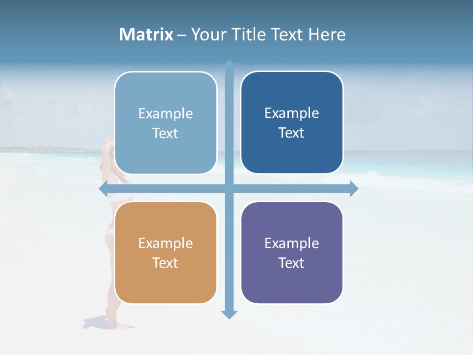 Sun People Sand PowerPoint Template