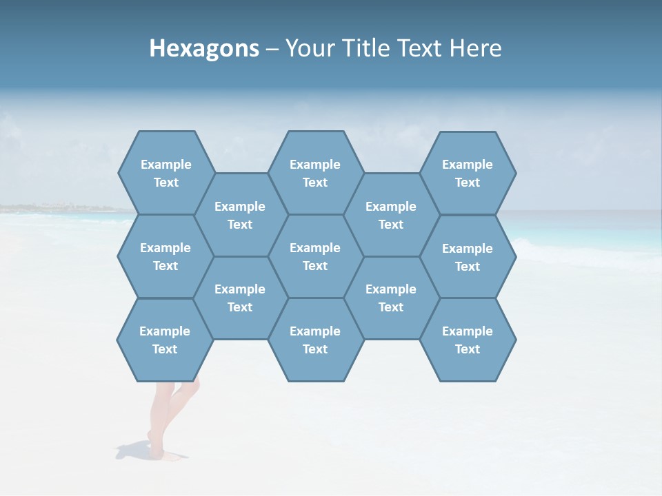 Sun People Sand PowerPoint Template