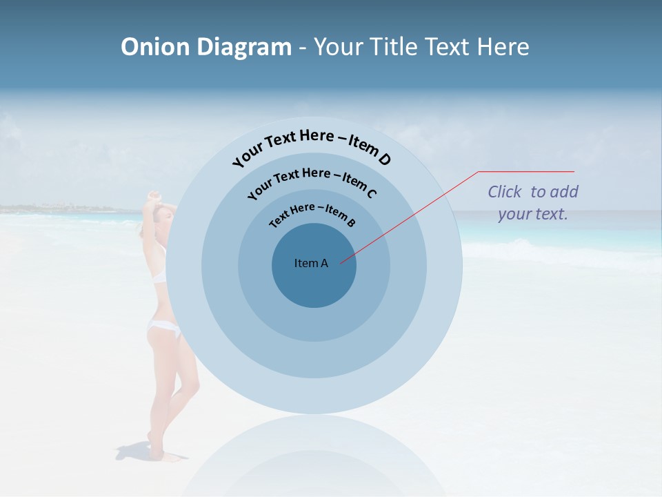 Sun People Sand PowerPoint Template