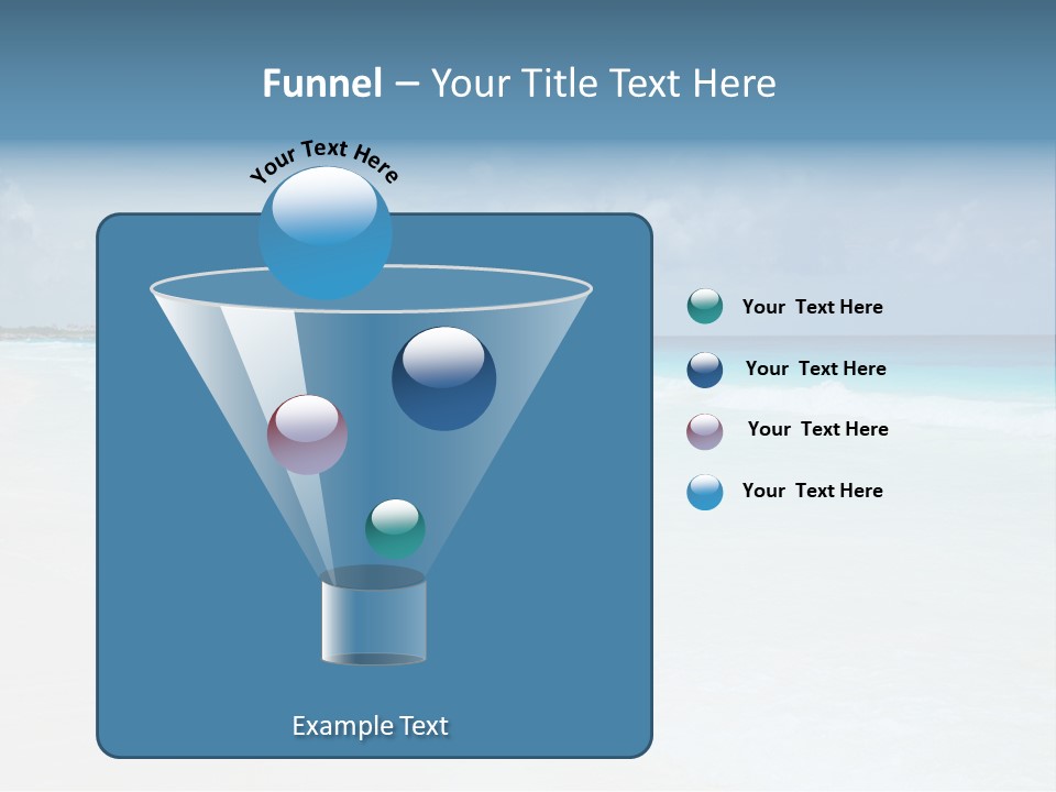 Sun People Sand PowerPoint Template