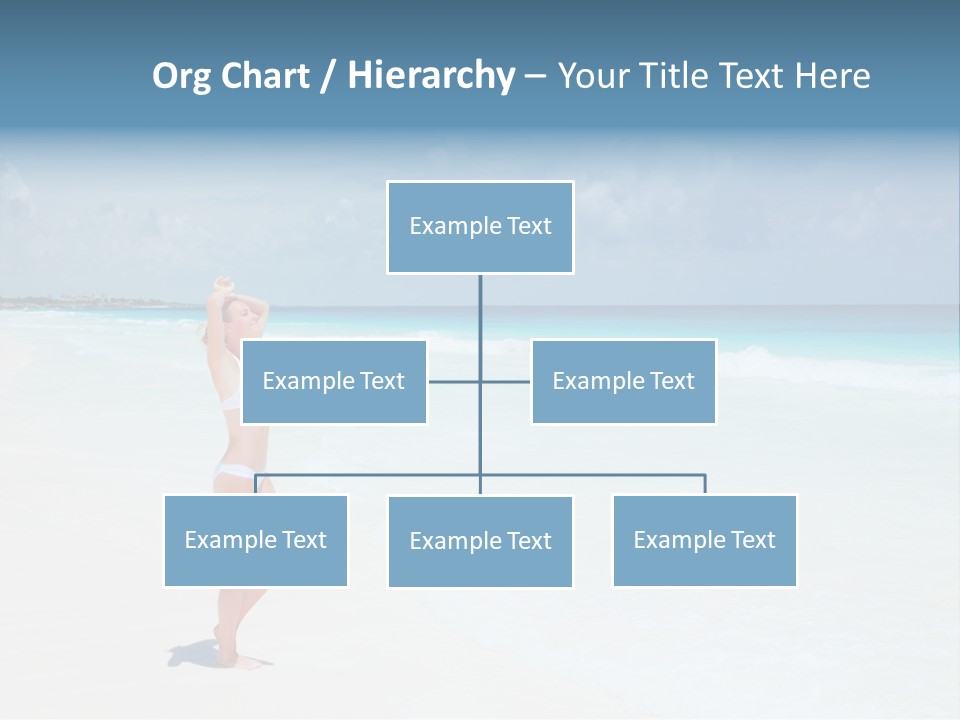 Sun People Sand PowerPoint Template