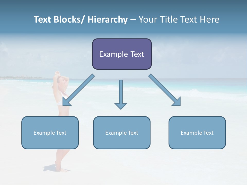 Sun People Sand PowerPoint Template
