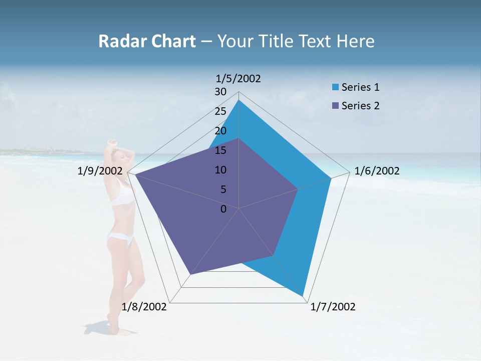 Sun People Sand PowerPoint Template