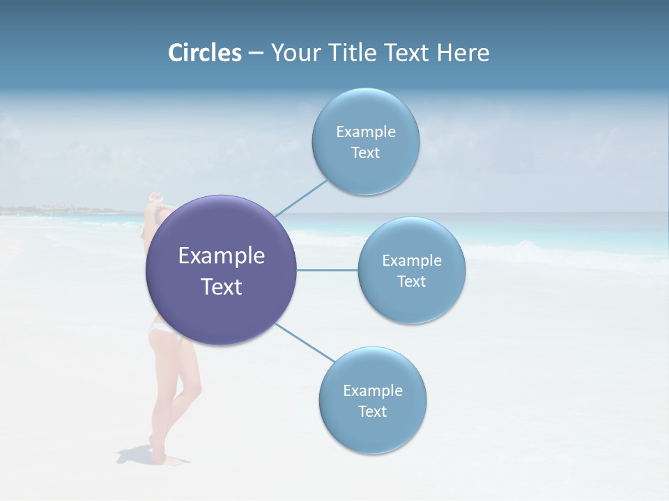 Sun People Sand PowerPoint Template