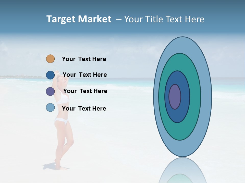 Sun People Sand PowerPoint Template