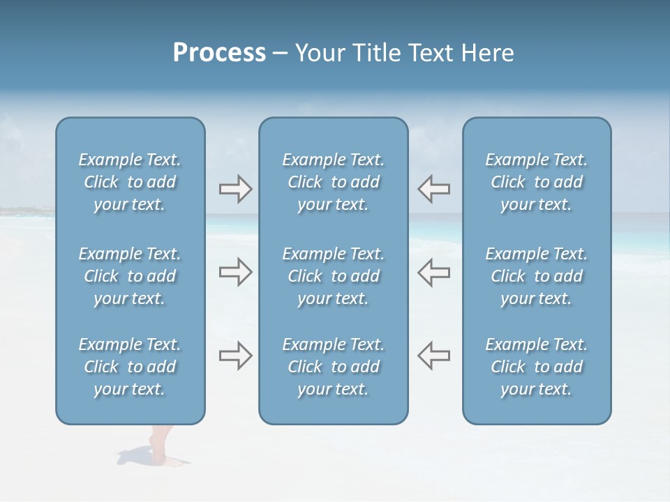 Sun People Sand PowerPoint Template