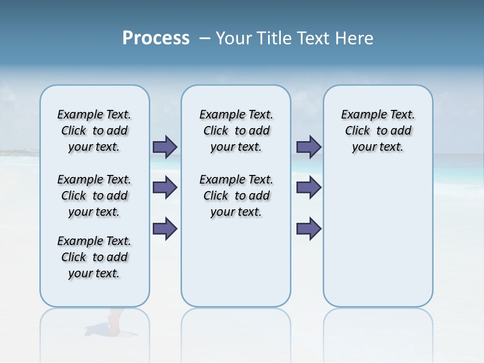 Sun People Sand PowerPoint Template