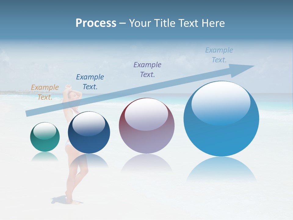 Sun People Sand PowerPoint Template