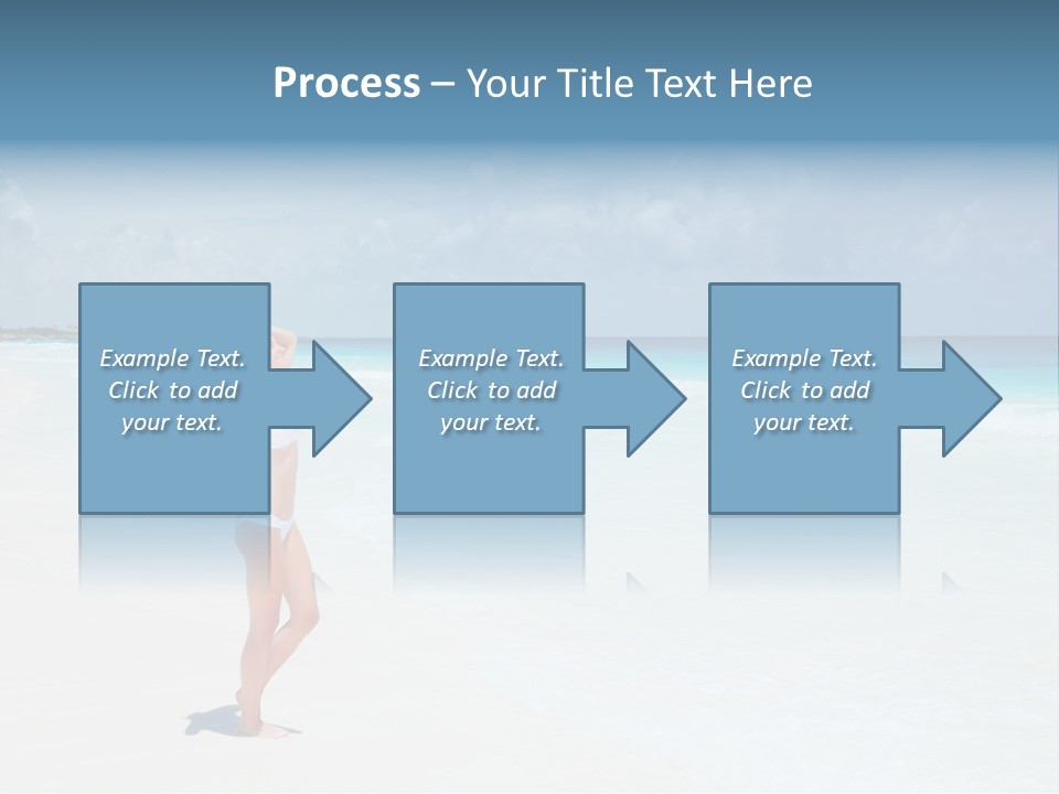 Sun People Sand PowerPoint Template