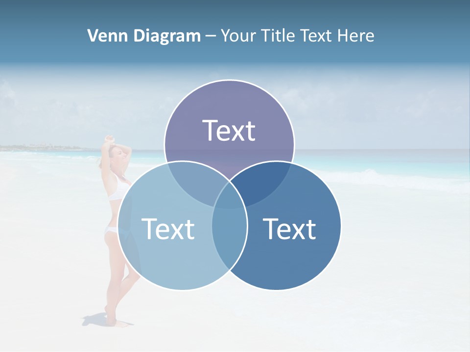 Sun People Sand PowerPoint Template