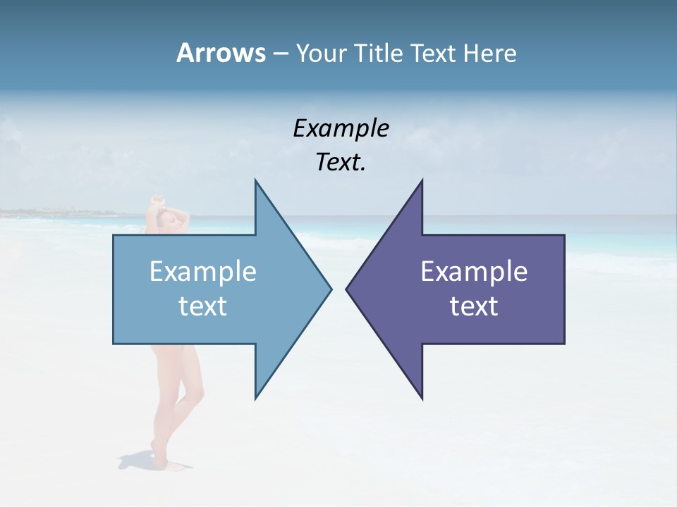 Sun People Sand PowerPoint Template