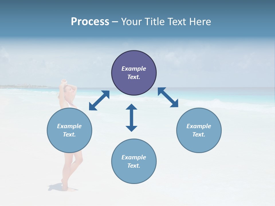 Sun People Sand PowerPoint Template