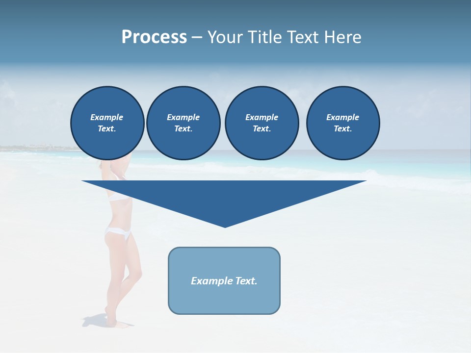Sun People Sand PowerPoint Template