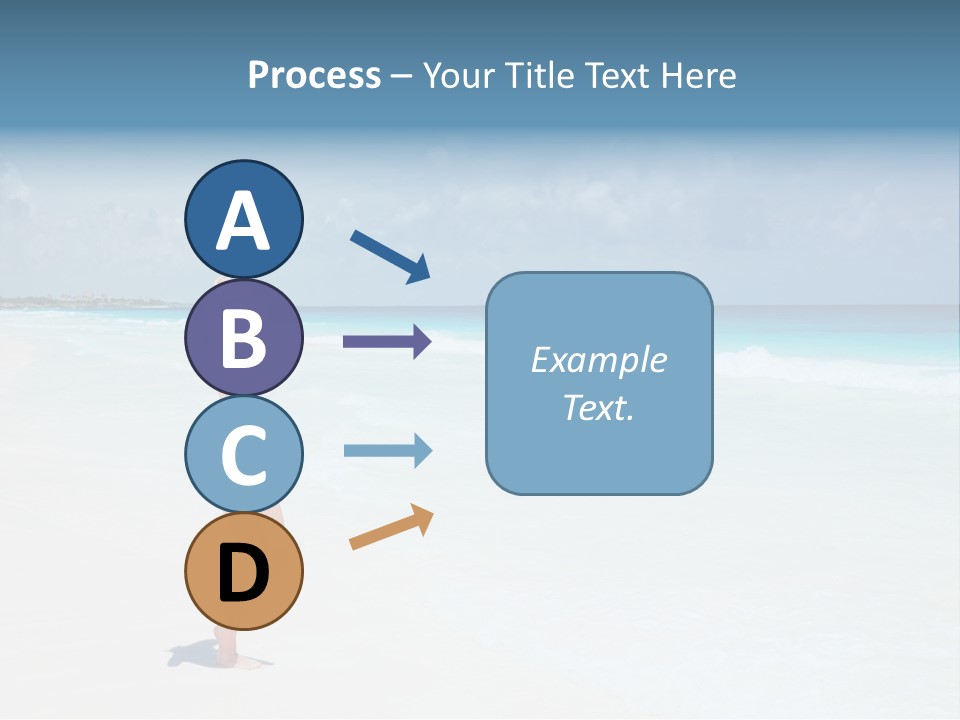 Sun People Sand PowerPoint Template