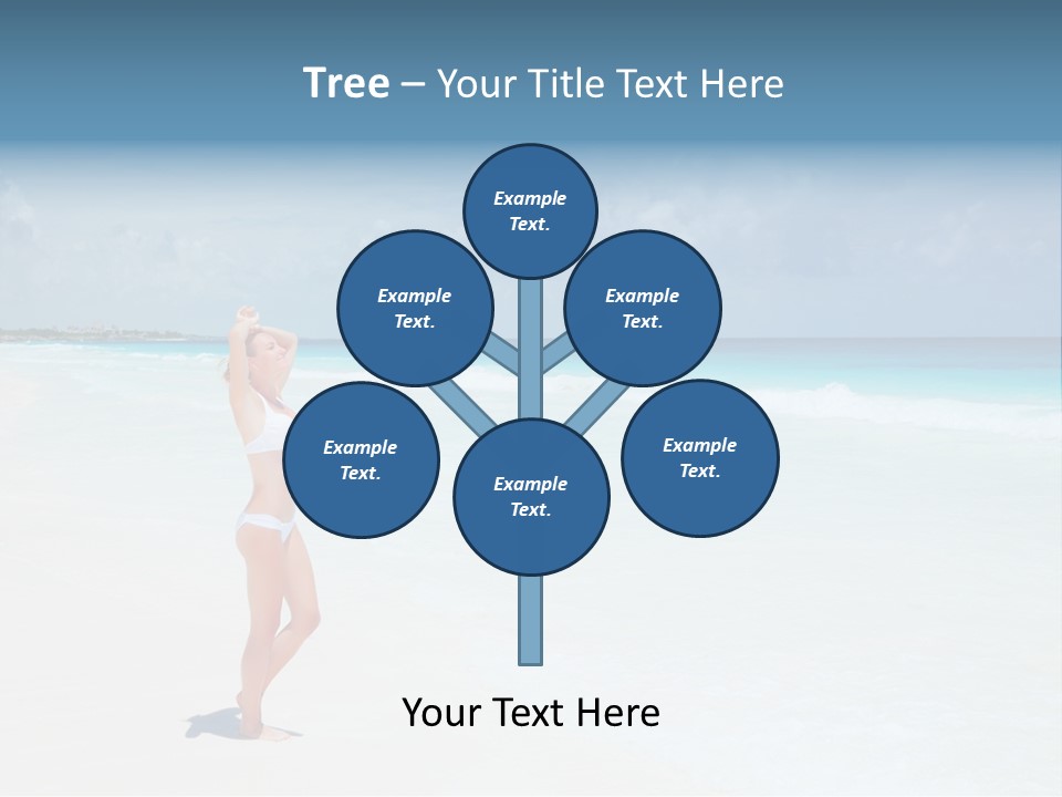 Sun People Sand PowerPoint Template