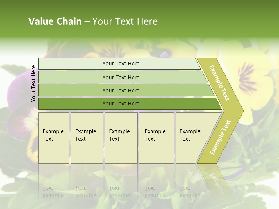 Garden Purple Close PowerPoint Template