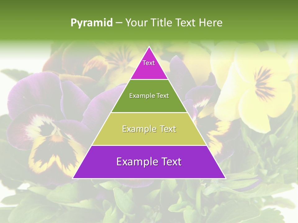 Garden Purple Close PowerPoint Template