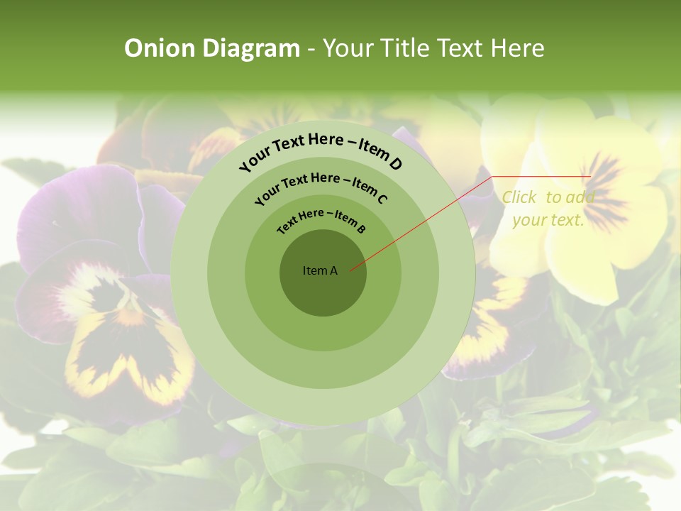 Garden Purple Close PowerPoint Template