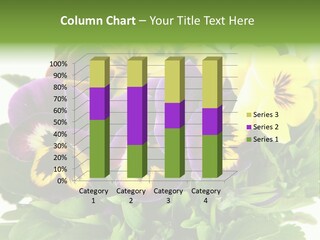 Garden Purple Close PowerPoint Template