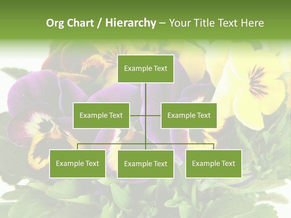 Garden Purple Close PowerPoint Template