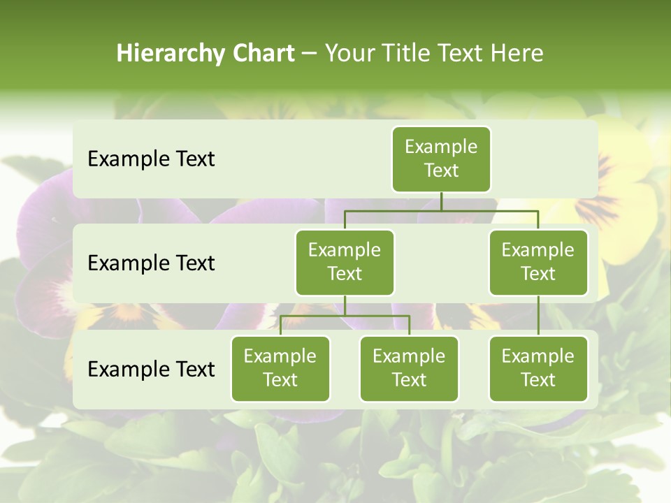 Garden Purple Close PowerPoint Template