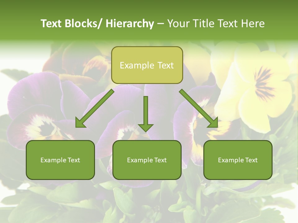 Garden Purple Close PowerPoint Template