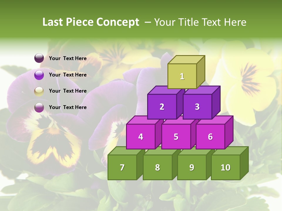 Garden Purple Close PowerPoint Template
