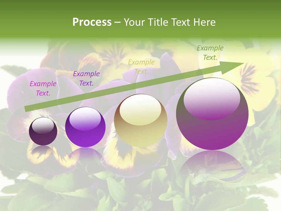 Garden Purple Close PowerPoint Template
