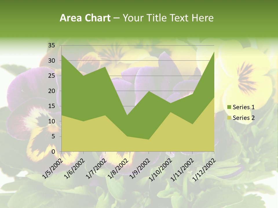 Garden Purple Close PowerPoint Template