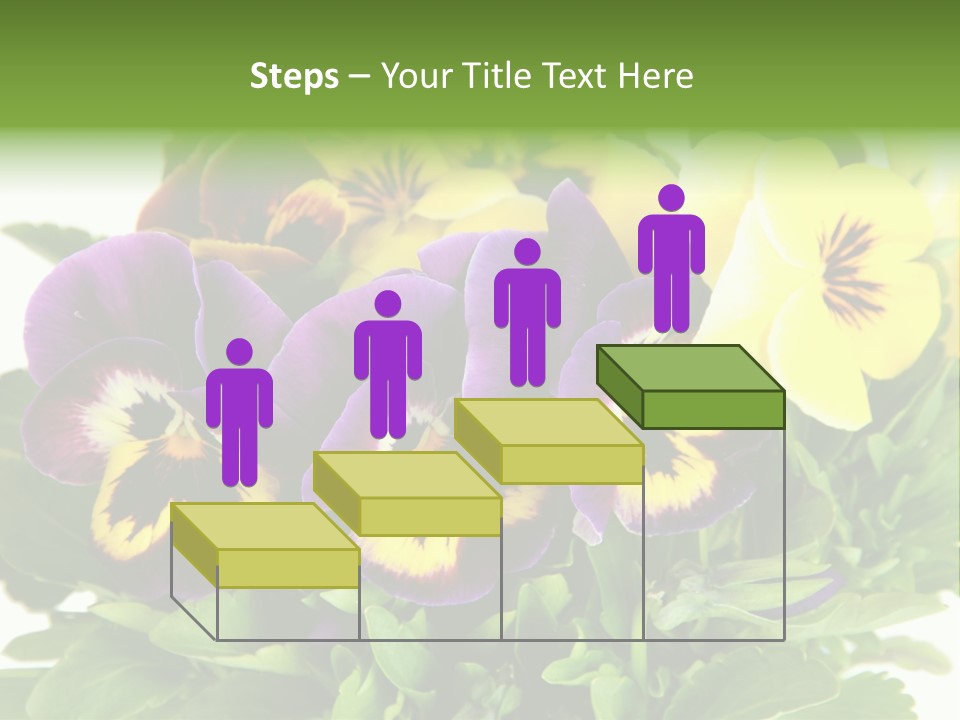 Garden Purple Close PowerPoint Template