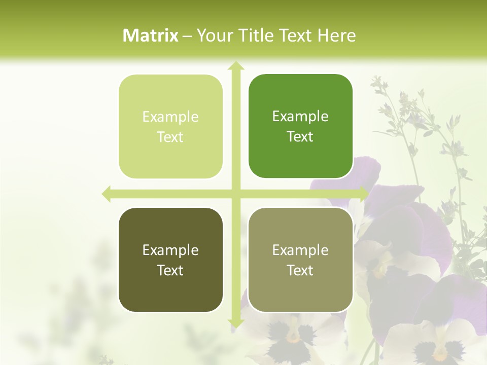 Beautiful Plant Freshness PowerPoint Template