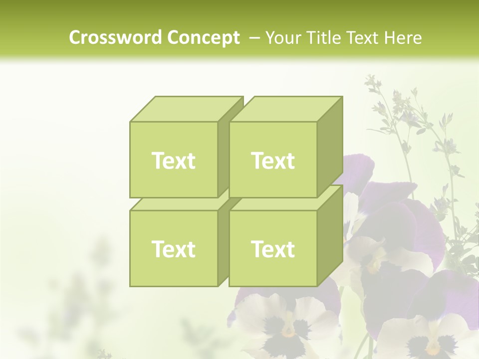 Beautiful Plant Freshness PowerPoint Template