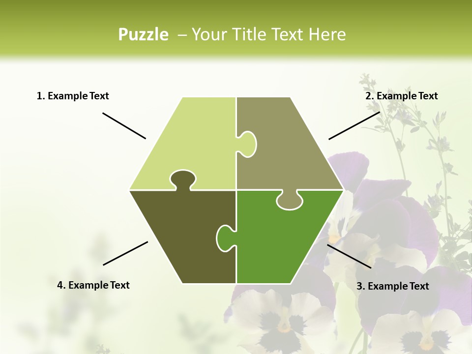 Beautiful Plant Freshness PowerPoint Template