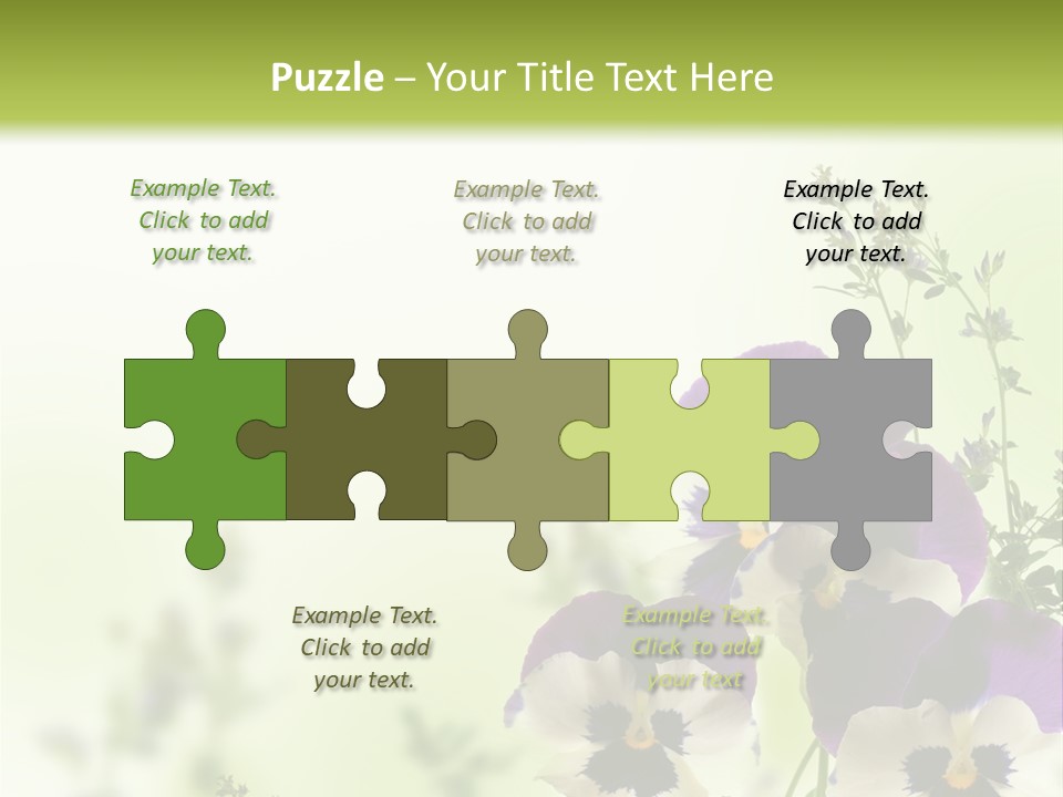 Beautiful Plant Freshness PowerPoint Template