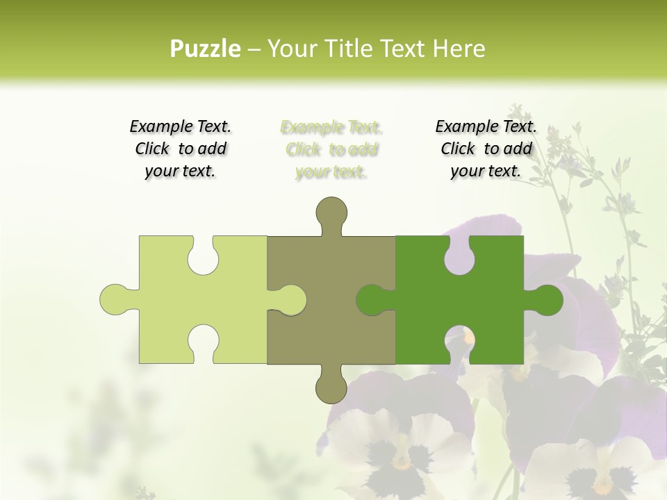 Beautiful Plant Freshness PowerPoint Template