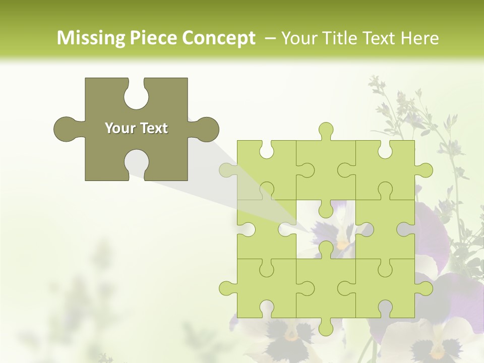 Beautiful Plant Freshness PowerPoint Template