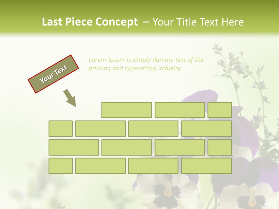 Beautiful Plant Freshness PowerPoint Template