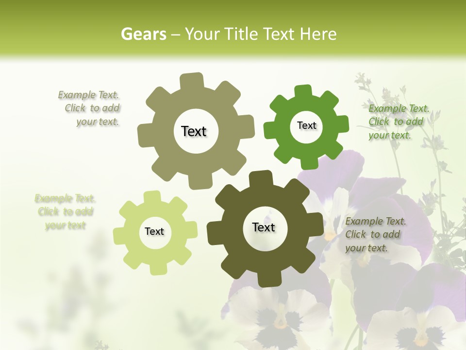 Beautiful Plant Freshness PowerPoint Template