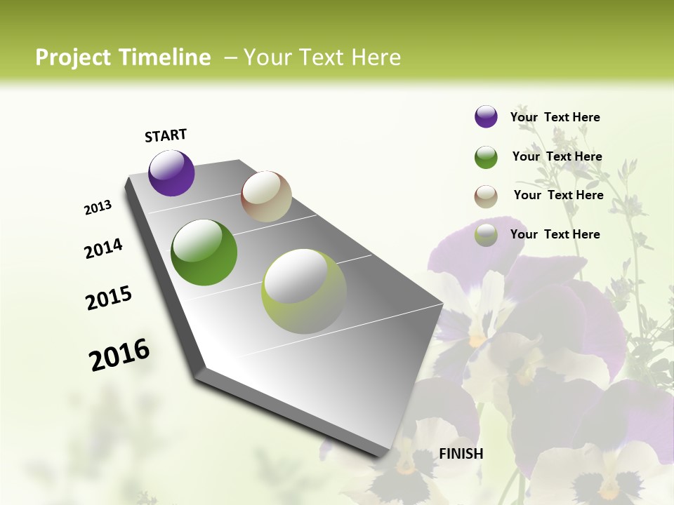 Beautiful Plant Freshness PowerPoint Template