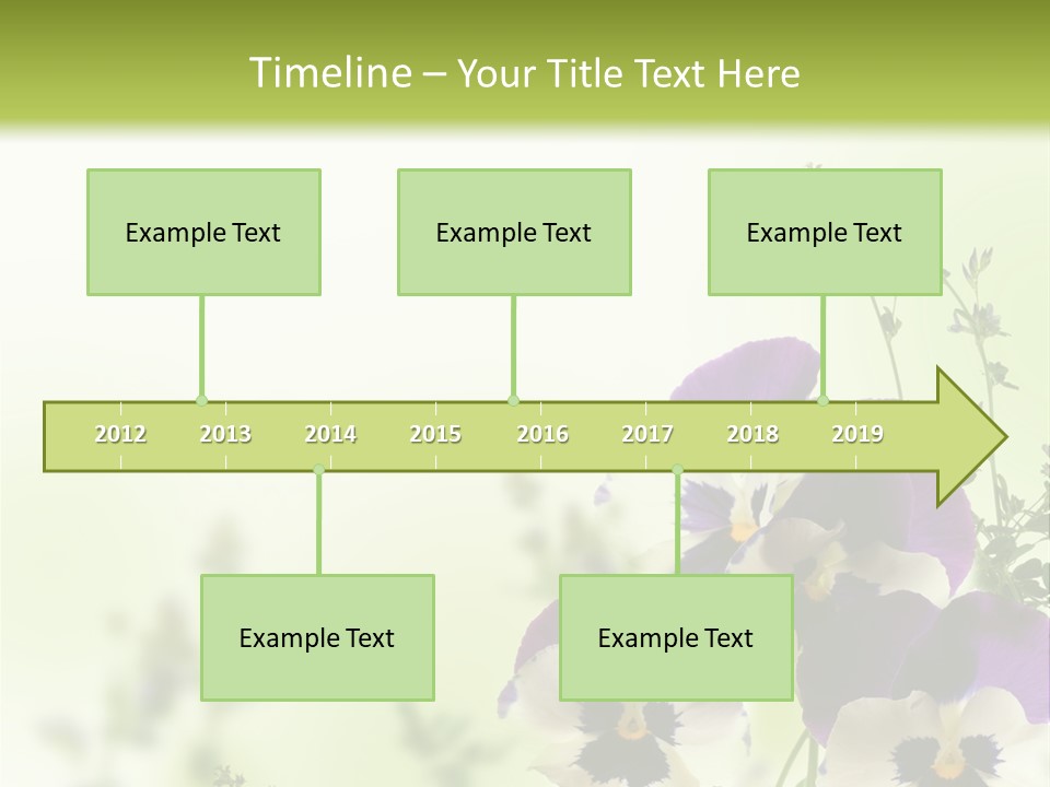 Beautiful Plant Freshness PowerPoint Template