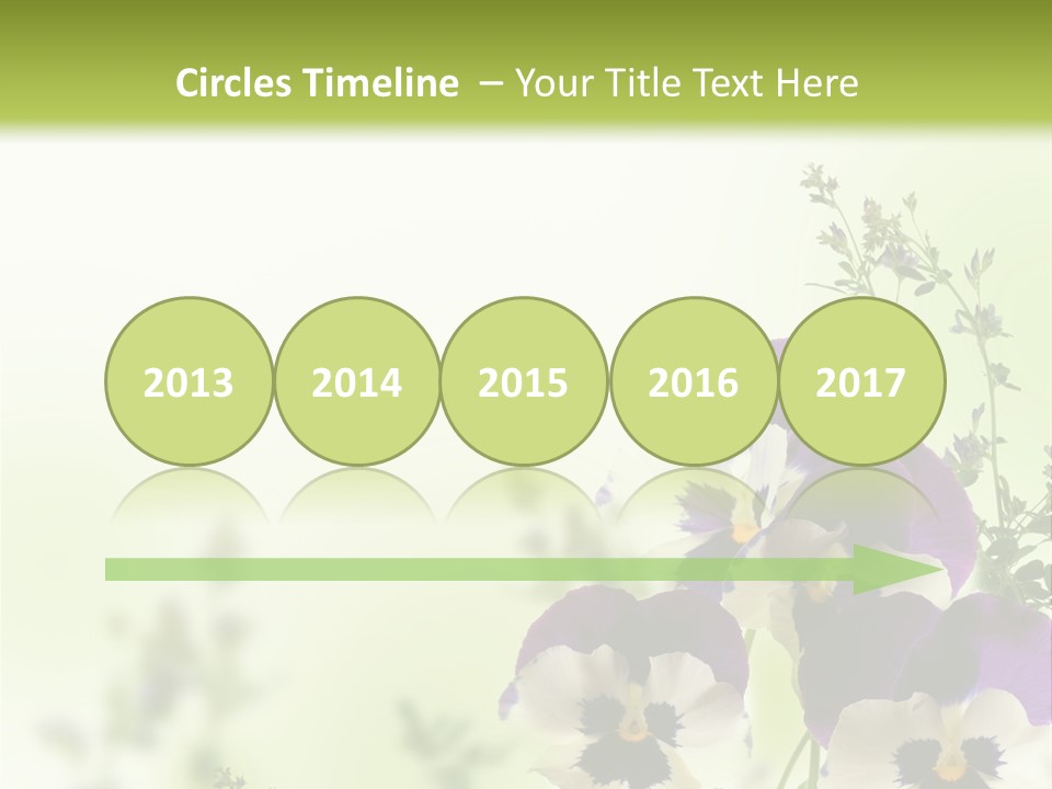 Beautiful Plant Freshness PowerPoint Template