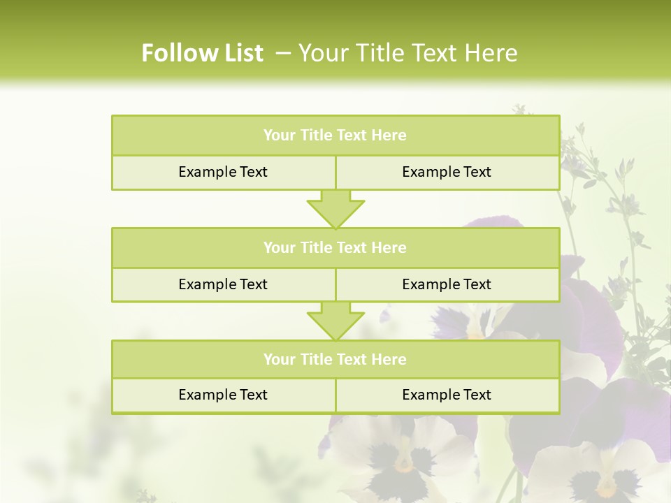 Beautiful Plant Freshness PowerPoint Template