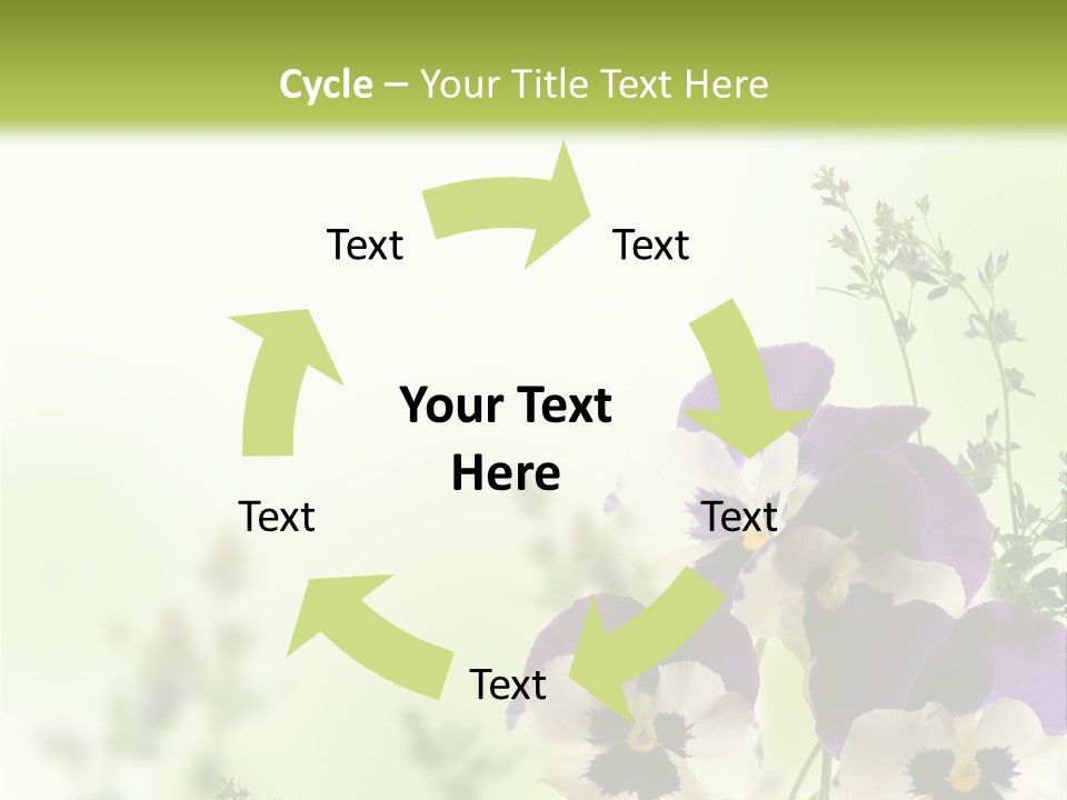 Beautiful Plant Freshness PowerPoint Template