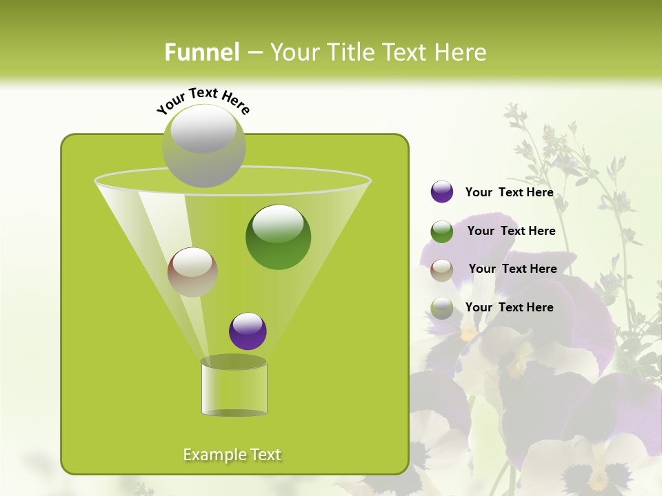 Beautiful Plant Freshness PowerPoint Template