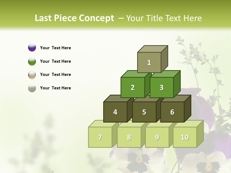 Beautiful Plant Freshness PowerPoint Template