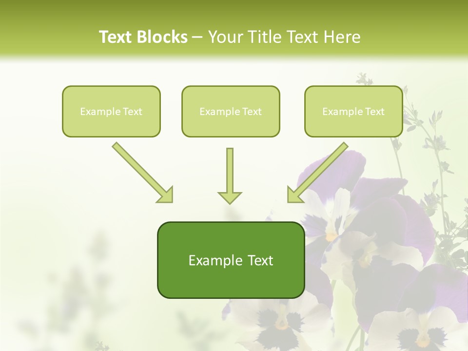 Beautiful Plant Freshness PowerPoint Template