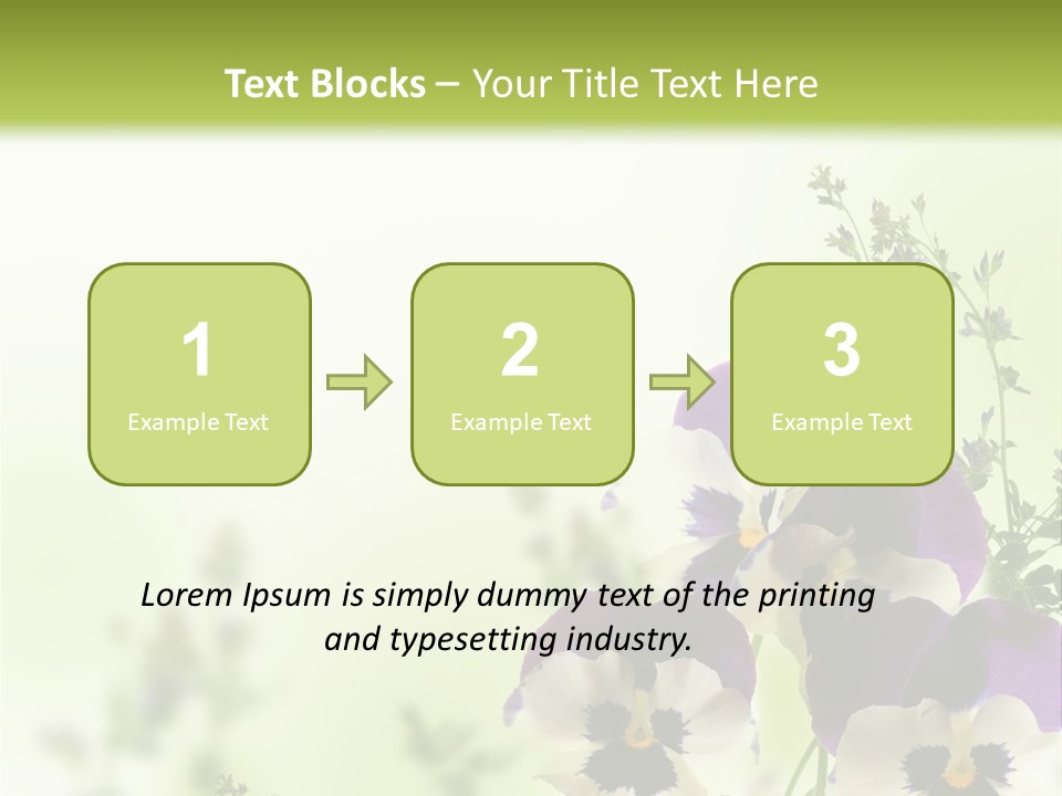 Beautiful Plant Freshness PowerPoint Template