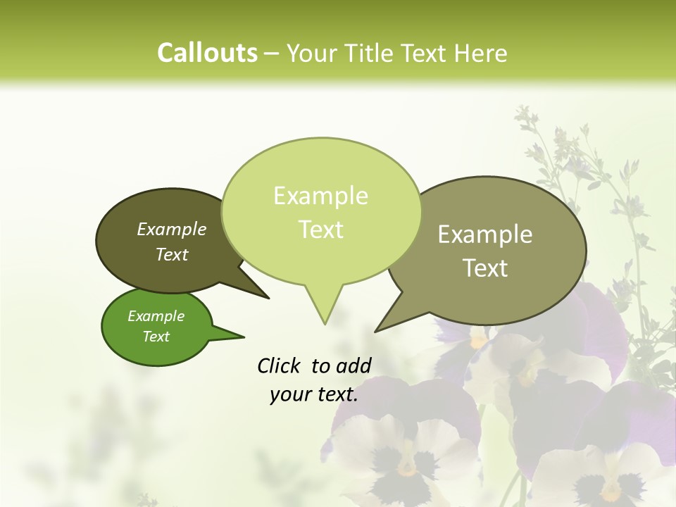 Beautiful Plant Freshness PowerPoint Template